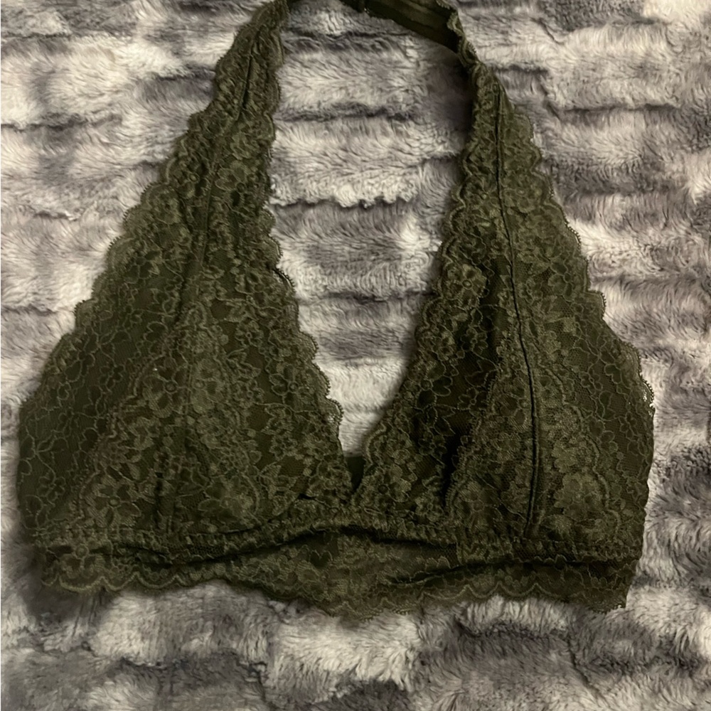 Gilly Hicks army green bralette